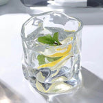 2 Copos Twist de Vidro Irregular 280ml - Haustter - Haustter