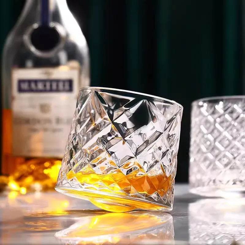 Copo de Whisky Rotativo com Base - Haustter - Haustter