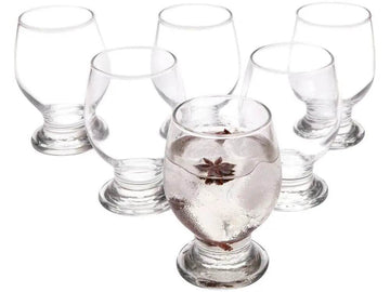 Jogo de Taças Paulista 6 Peças 250ml - Elegância Translúcida | Haustter - Haustter