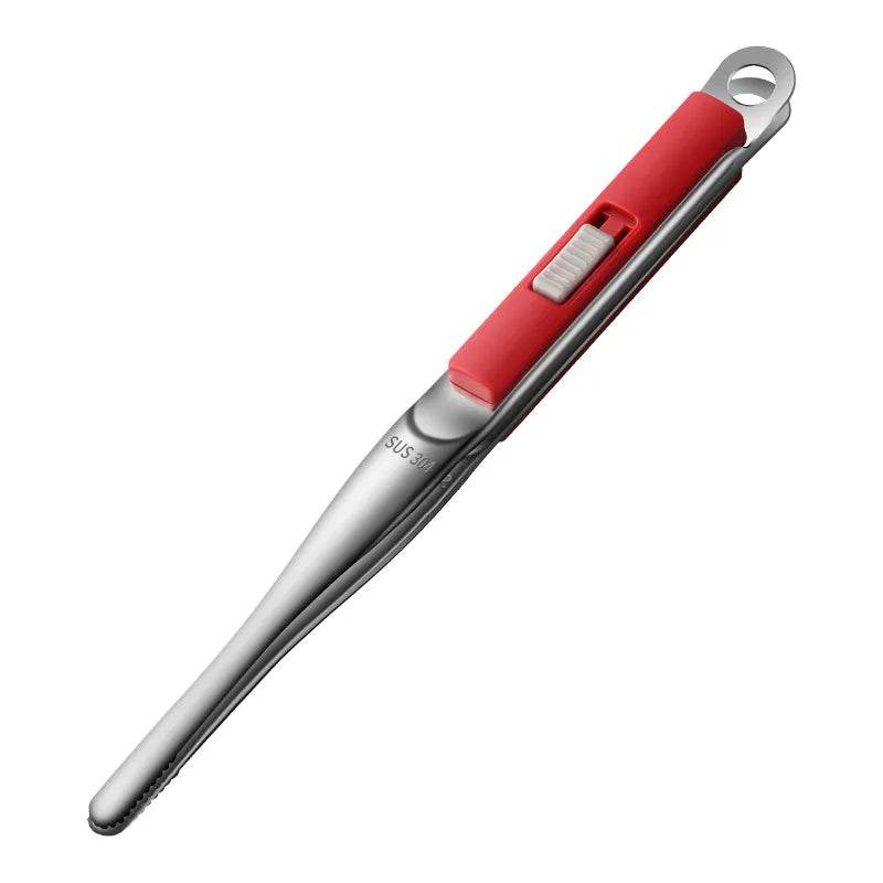 Pinça de Aço Inox 26cm para Churrasco - Haustter - Haustter
