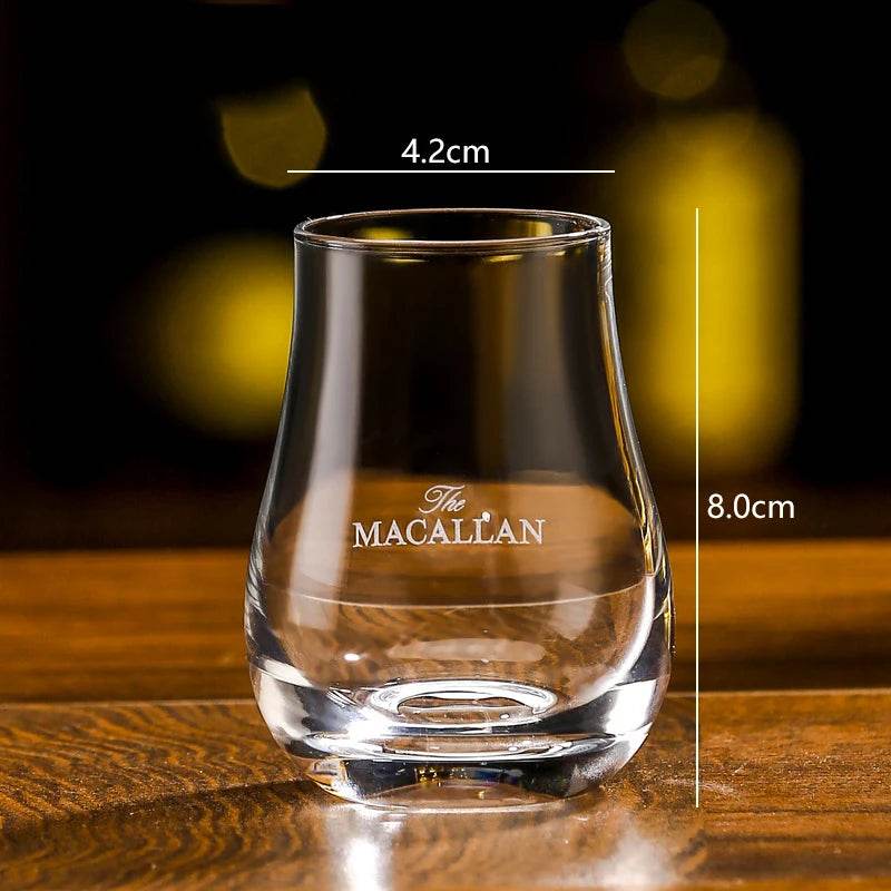 Copos de Whisky Ovalados com Bandeja de Madeira - Haustter - Haustter