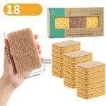 18 Esponjas de Lavar Louça Natural de Fibra de Casca de Coco - Haustter - Haustter