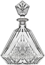 Decantador de Whiskey de Vidro, Estilo Prisma Triangular de Luxo Maestoso, para Licor, Scotch e Bourbon - Haustter - Haustter