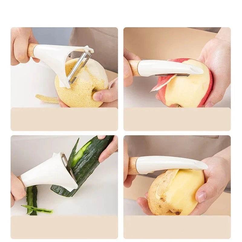 Descascador de Frutas e Vegetais de Madeira - Haustter - Haustter