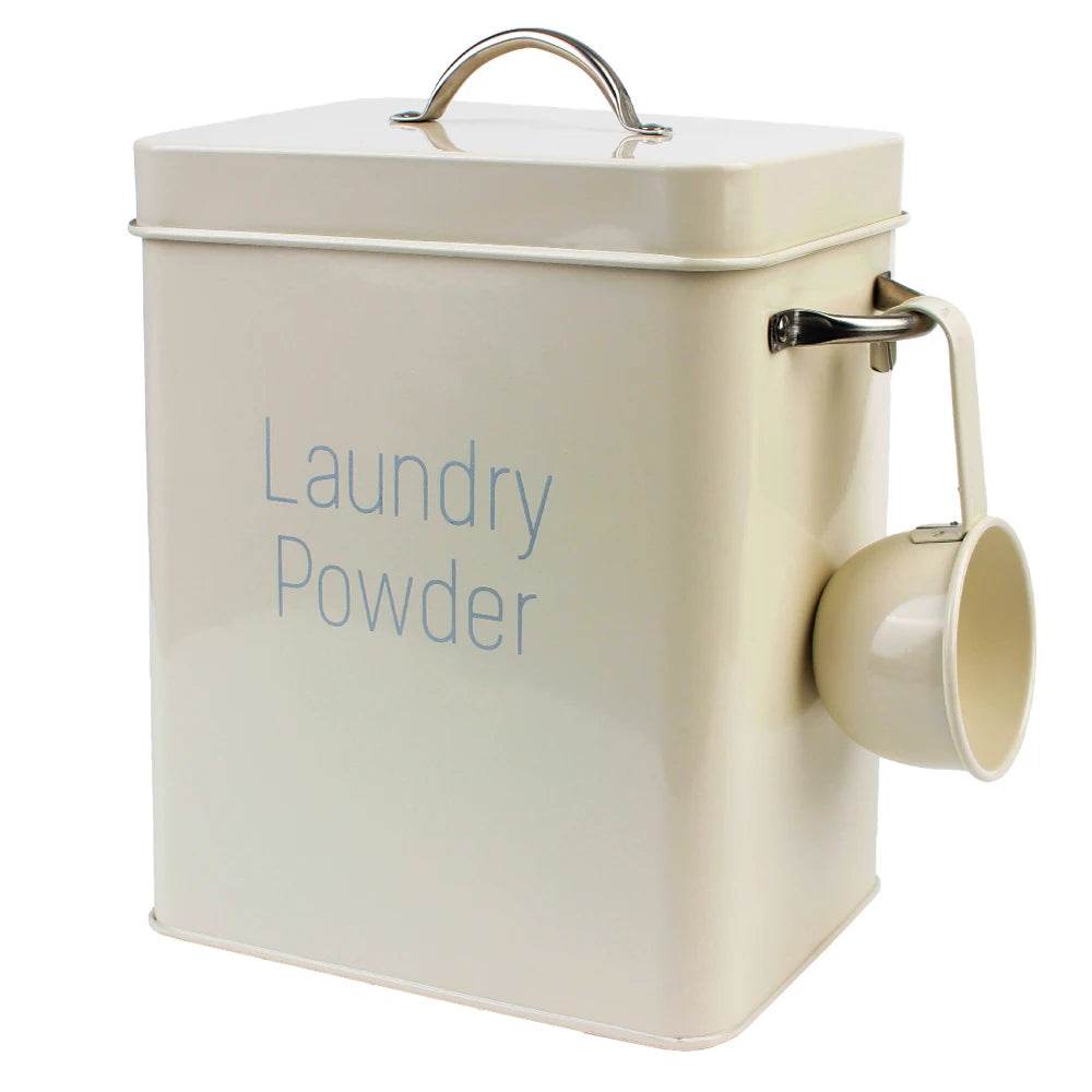 Lata para Sabão em Pó com Copo Medidor - Haustter - Haustter