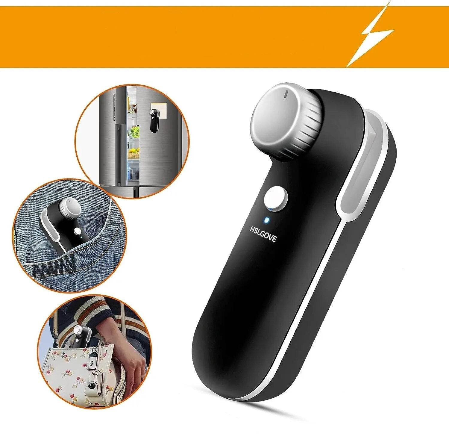 Mini seladora portátil recarregável, saco de armazenamento, pacote plástico, seladora de lanches, carregamento USB, 2 em 1 - Haustter - Haustter