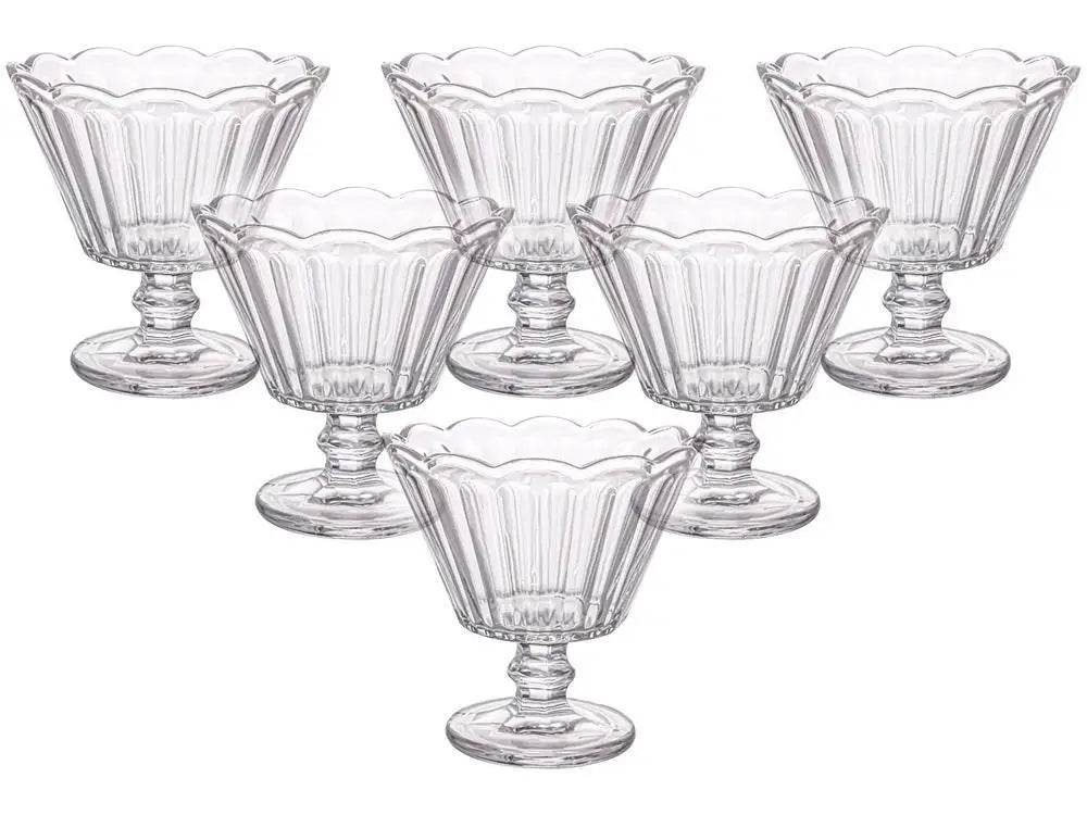 Jogo de Taças Lótus 6 Peças 150ml - Elegância para Sobremesas | Haustter - Haustter