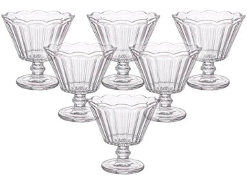 Jogo de Taças Lótus 6 Peças 150ml - Elegância para Sobremesas | Haustter - Haustter