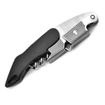 Saca-Rolhas Sommelier com Cabo de Madeira e Dobradiça Dupla em Aço Inoxidável | Haustter