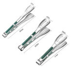 Pinça para Alimentos em Aço Inoxidável Antiderrapante, Pegador Ideal para Carne, Salada, Pão, Churrasco e Buffet - Haustter - Haustter