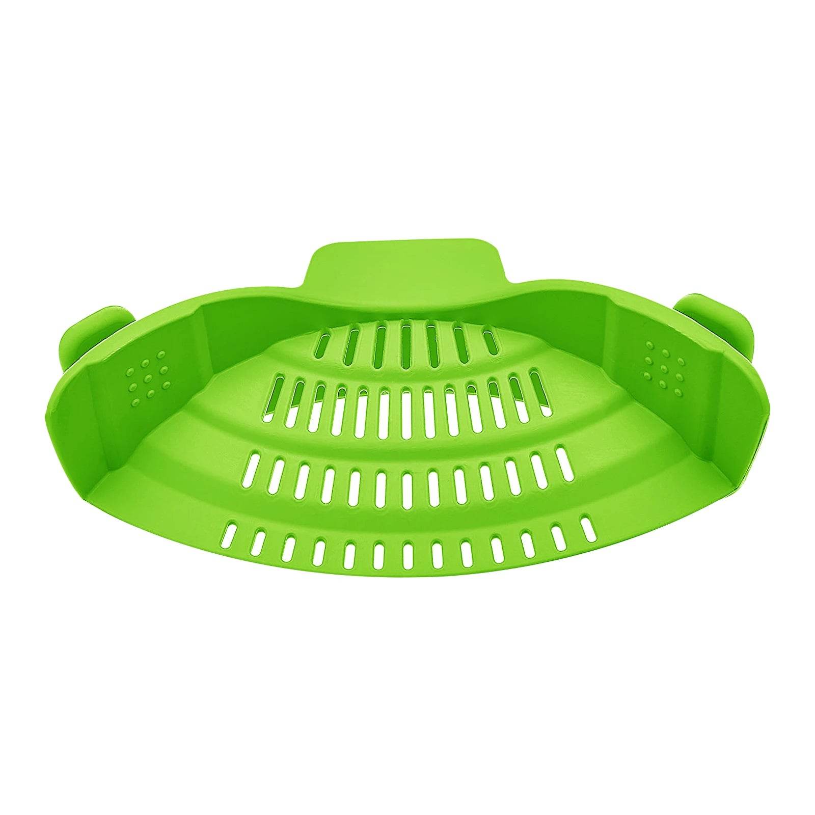 Escorredor Encaixável de Silicone com Clip para Panelas e Bowls - Haustter - Haustter