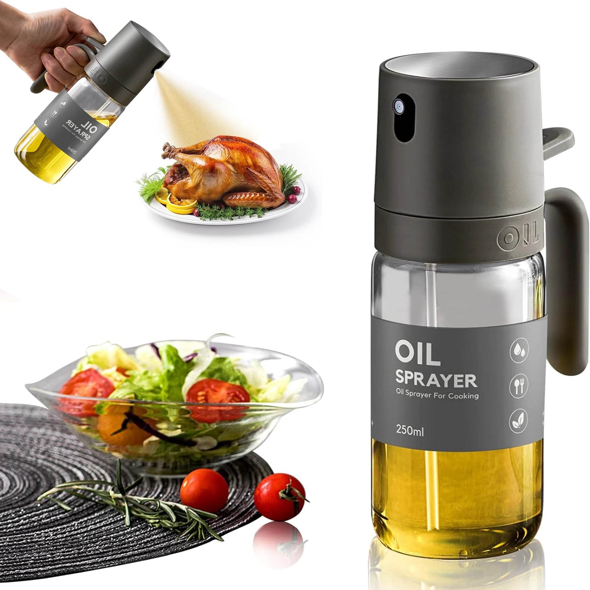 Jarra Spray de Vidro para Óleo de Cozinha - Haustter - Haustter