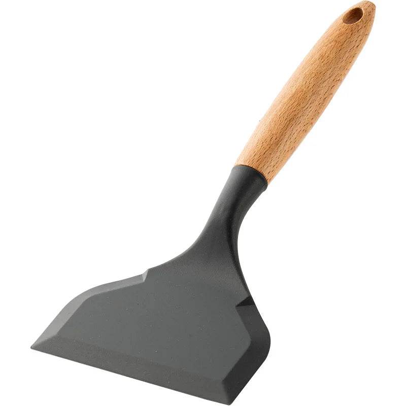 Espátula de Silicone com Cabo de Madeira - Haustter - Haustter
