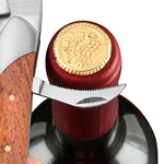 Saca-Rolhas Sommelier Tubarão em Aço Inox com Cabo de Madeira | Haustter