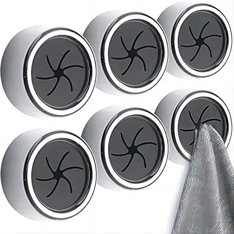 Conjunto com 3 Suportes para Panos de Prato sem Perfuração - Gancho para Luvas e Toalhas de Cozinha - Haustter - Haustter
