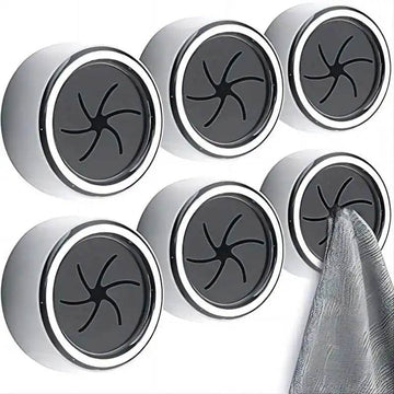 Conjunto com 3 Suportes para Panos de Prato sem Perfuração - Gancho para Luvas e Toalhas de Cozinha - Haustter - Haustter