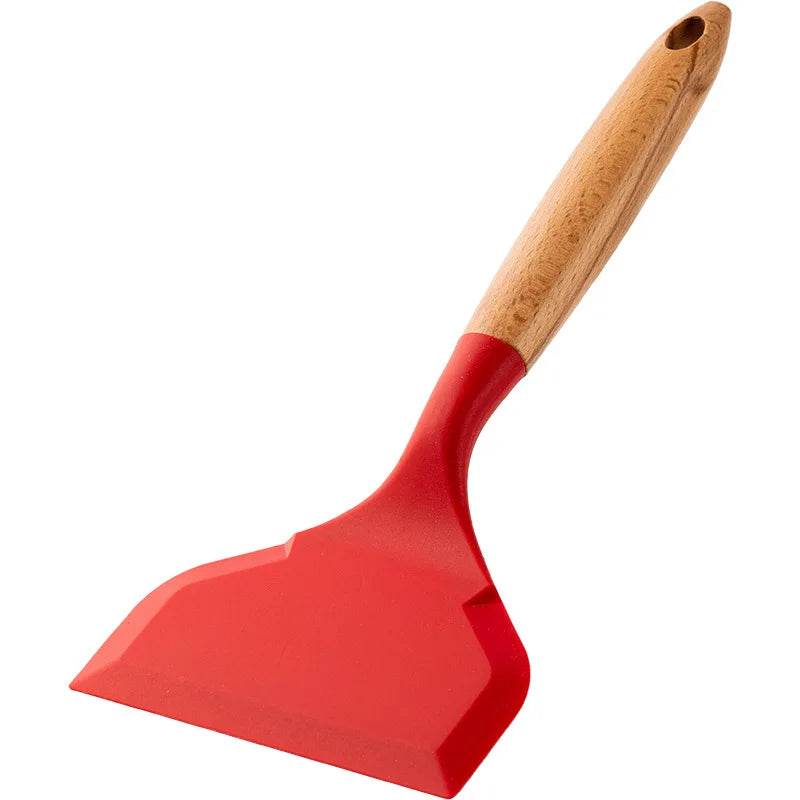 Espátula de Silicone com Cabo de Madeira - Haustter - Haustter
