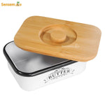 Recipiente para Manteiga com Tampa de Bambu - Haustter - Haustter