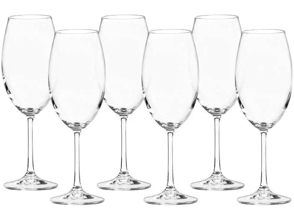 Taças de Cristal Bárbara para Champanhe 400ml 6 Peças - Brilho que Eleva | Haustter - Haustter