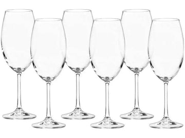 Taças de Cristal Bárbara para Champanhe 400ml 6 Peças - Brilho que Eleva | Haustter - Haustter