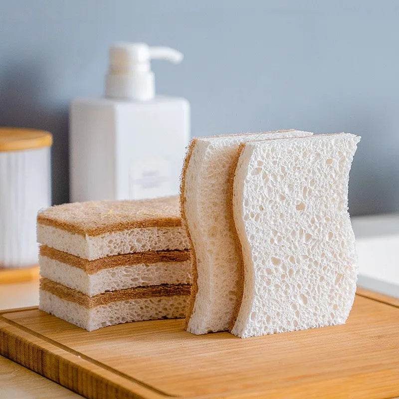 18 Esponjas de Lavar Louça Natural de Fibra de Casca de Coco - Haustter - Haustter
