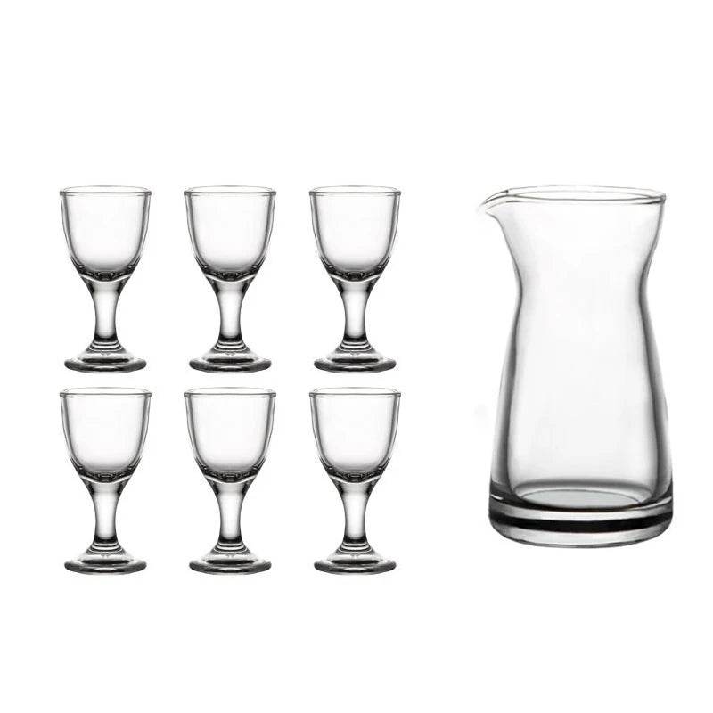 Conjunto de Copos para Shot 10ml com Garrafa Medidora 80ml - Haustter - Haustter
