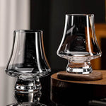 2/4/6 pçs copo de uísque de vidro cristal conjunto de 250ml claro sem chumbo copos para beber escocês licor barware cerveja espíritos vinho glasse - Haustter