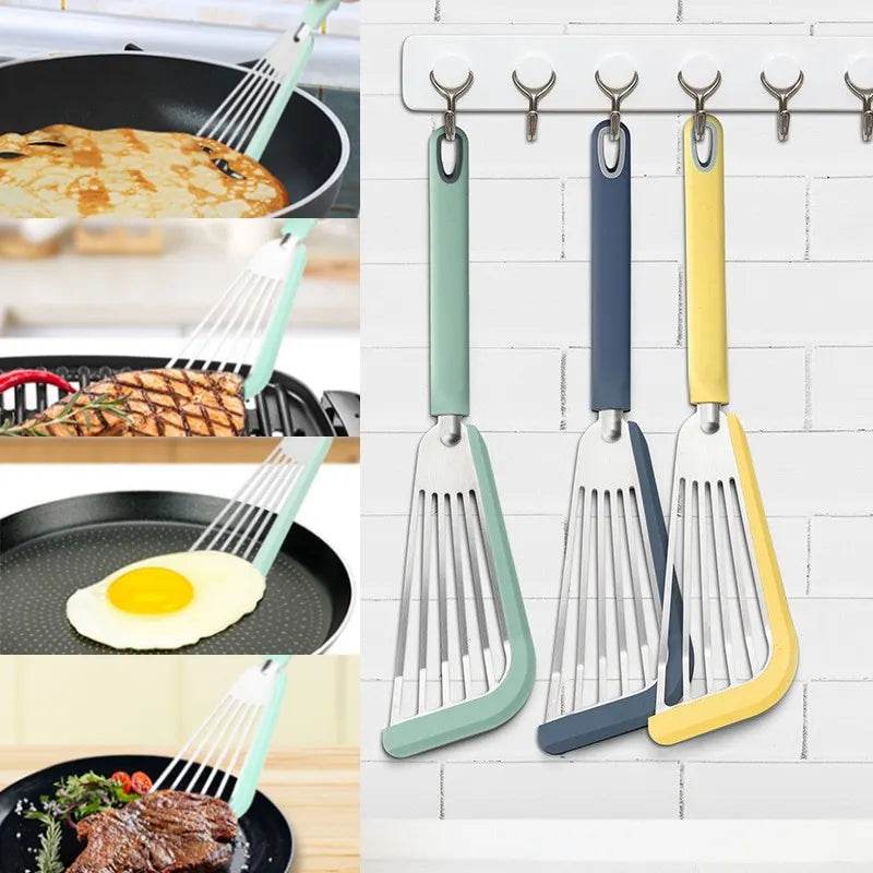 Kit de Espátulas de Inox com Silicone - Haustter - Haustter