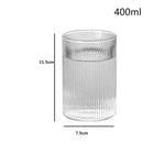 1/3/6 Copos de Vidro Japonês Listrado - Haustter - Haustter