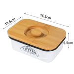 Recipiente para Manteiga com Tampa de Bambu - Haustter - Haustter