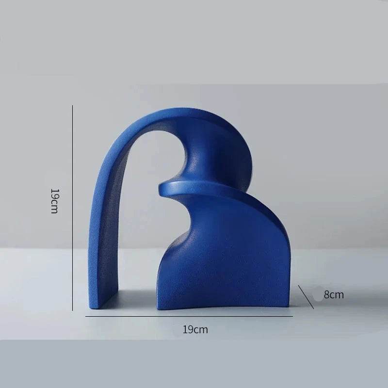 Ornamento de Arte Abstrata em Resina - Haustter - Haustter