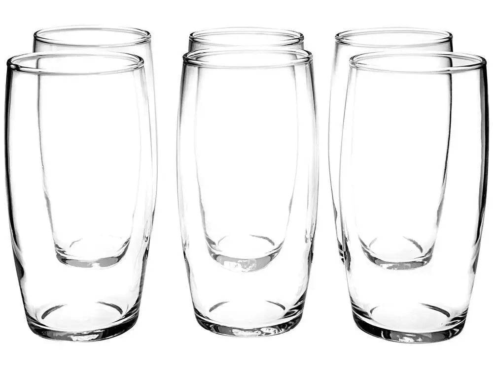 Jogo de Copos Oca Long Drink 6 Peças 300ml - Versatilidade e Brilho Intenso | Haustter - Haustter