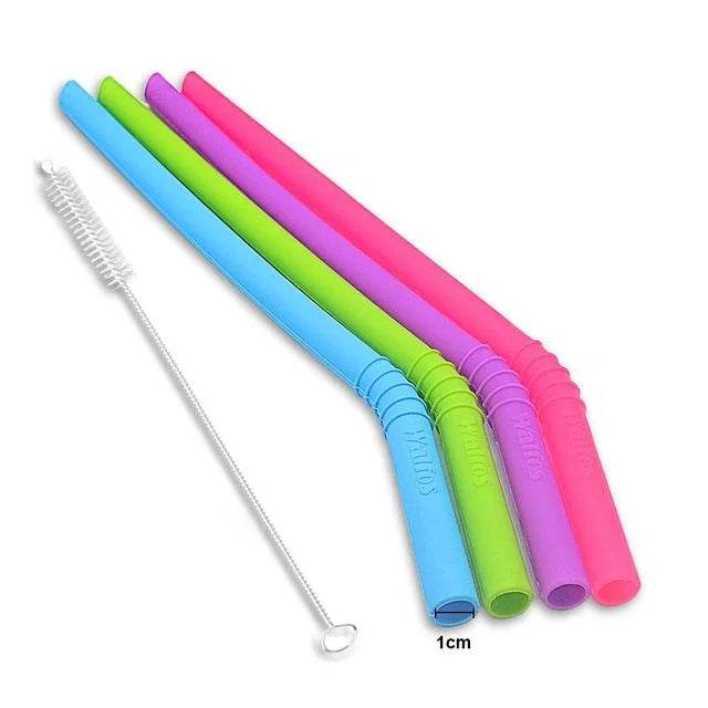 Canudos de Silicone Reutilizáveis Walfos - Haustter - Haustter