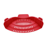 Escorredor Encaixável de Silicone com Clip para Panelas e Bowls - Haustter - Haustter