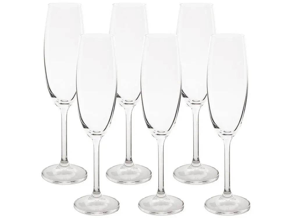 Taças Gastro Cristal para Champanhe 220ml 6 Peças - Elegância em Cada Bolha | Haustter - Haustter