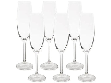 Taças Gastro Cristal para Champanhe 220ml 6 Peças - Elegância em Cada Bolha | Haustter - Haustter
