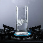 Copo Quadrado de Vidro Transparente - Haustter - Haustter