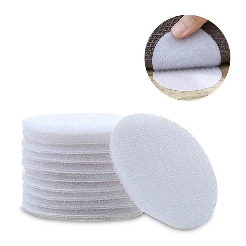 5/10 Pares Velcro Autoadesivo Par Macho e Fêmea, Discos de 60mm com Cola Forte - Haustter - Haustter