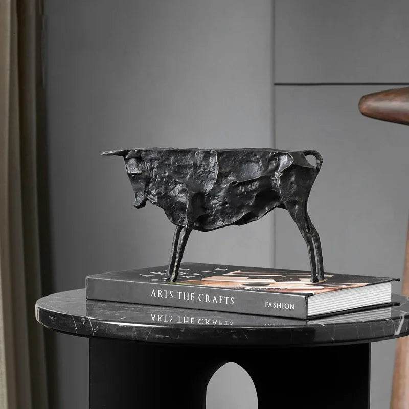 Escultura de Touro Abstrato - Haustter - Haustter