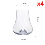 Copo Nosing de Vidro com Fundo Côncavo para Whisky e Destilados - Haustter - Haustter