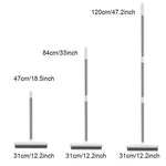 Vassoura de Borracha 2 em 1 com Rodo Integrado, Removedor de Pelos de Animais, Ideal para Carpete e Piso de Madeira - Haustter - Haustter