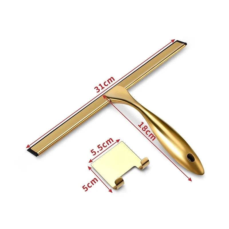 Mini Rodo em Aço Inoxidável Dourado e Silicone- Haustter - Haustter