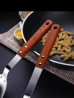 Escumadeira de Aço Inoxidável com Cabo de Madeira - Haustter - Haustter