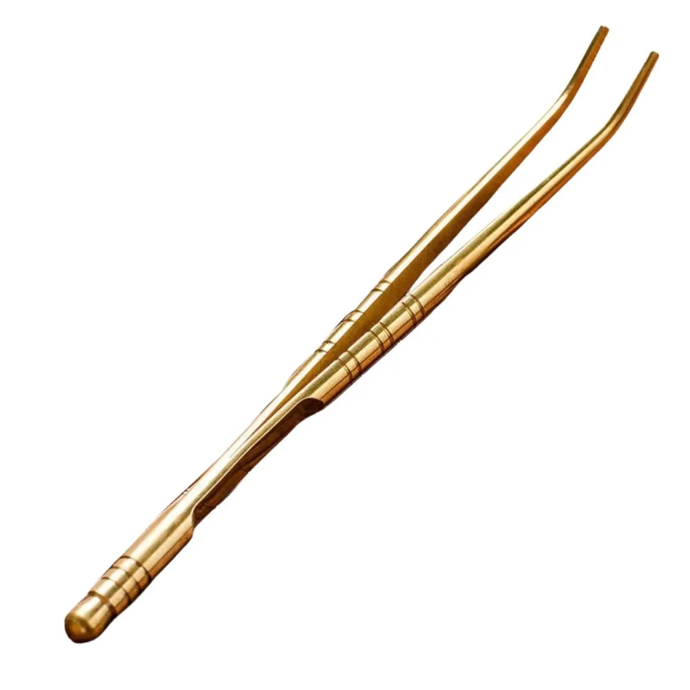 Pinça de chá em bronze