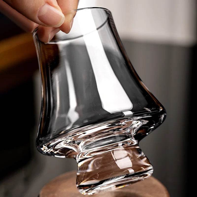 2/4/6 pçs copo de uísque de vidro cristal conjunto de 250ml claro sem chumbo copos para beber escocês licor barware cerveja espíritos vinho glasse - Haustter