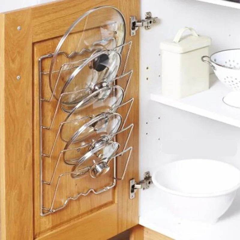Suporte Organizador de Cozinha para Tampas de Panela - Haustter - Haustter