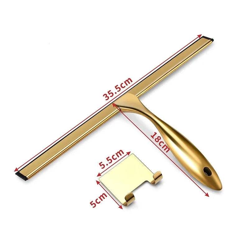 Mini Rodo em Aço Inoxidável Dourado e Silicone- Haustter - Haustter