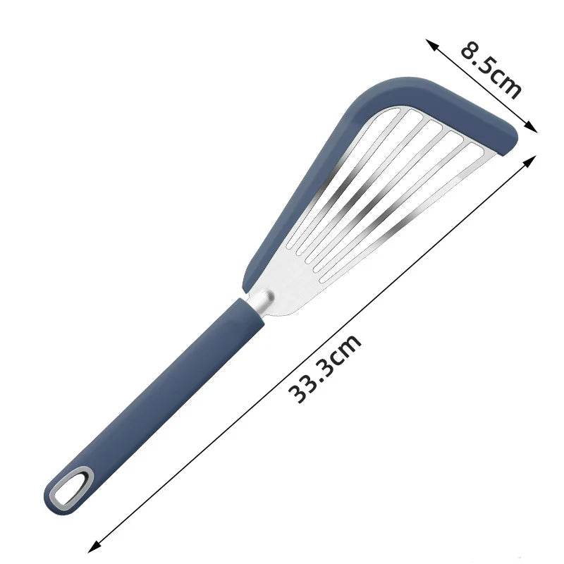 Kit de Espátulas de Inox com Silicone - Haustter - Haustter