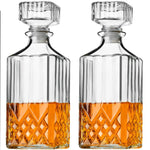 Decantador de Vidro Cristalina para Whisky - Haustter - Haustter