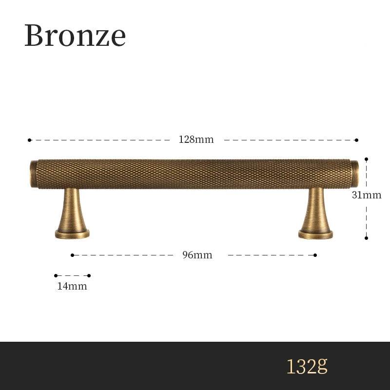 Puxador de Bronze com Padrão Diamante - Haustter - Haustter
